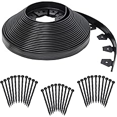 EasyFlex No-Dig Landscape Edging Kit - 100 ft., Black