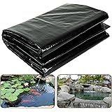 yeezoo 15x20FT Reinforced PE Pond Liner, KOI Pond Liners for Outdoor Ponds, Enhanced 5-Layer Structure Pond Liner for Fish, D