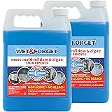 Wet and Forget Moss, Mold, Mildew & Algae Stain Remover, .75 Gallon Concentrate Makes 4.5 Gallons - 2 Pack