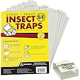 S&T INC. Insect Traps, Brown Recluse, Hobo Spiders, Black Widows, White, 30 Count