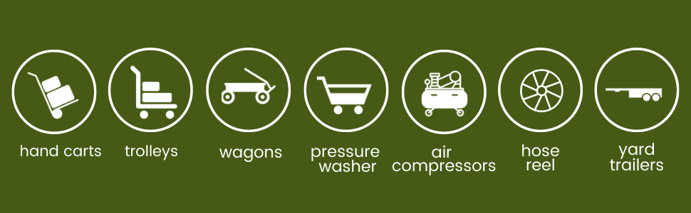 Replacement Inner Tube for Wheelbarrows, Mowers, Hand Trucks and More