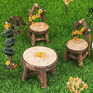 Fairy Village Garden Furniture