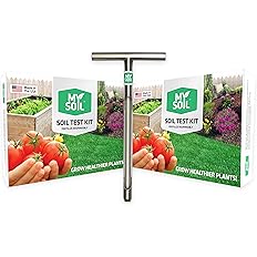 MySoil - Soil Test Kit PRO Pack | Grow The Best Lawn & Garden | Complete & Accurate Nutrient and pH Analysis with Recommendat