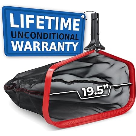 ProTuff Fine Mesh Pool Nets for Cleaning - Heavy Duty, Lifetime Replacement Pool Leaf Skimmer Holds 45 lbs - Pool Net Fits All Standard Poles