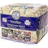 SuperMoss (22325) Orchid Sphagnum Moss Dried, Natural, 1 Pound Mini Bale