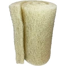 Aquatic Experts Cream COARSE Pond Filter Pad - 2 inch Thick - Bulk Roll Water Garden Filter Pond Media - Made in USA, (18 inc