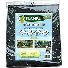 the Planket 11200 10 x 20 ft Frost Protection Plant Cover, Rectangular, Dark green