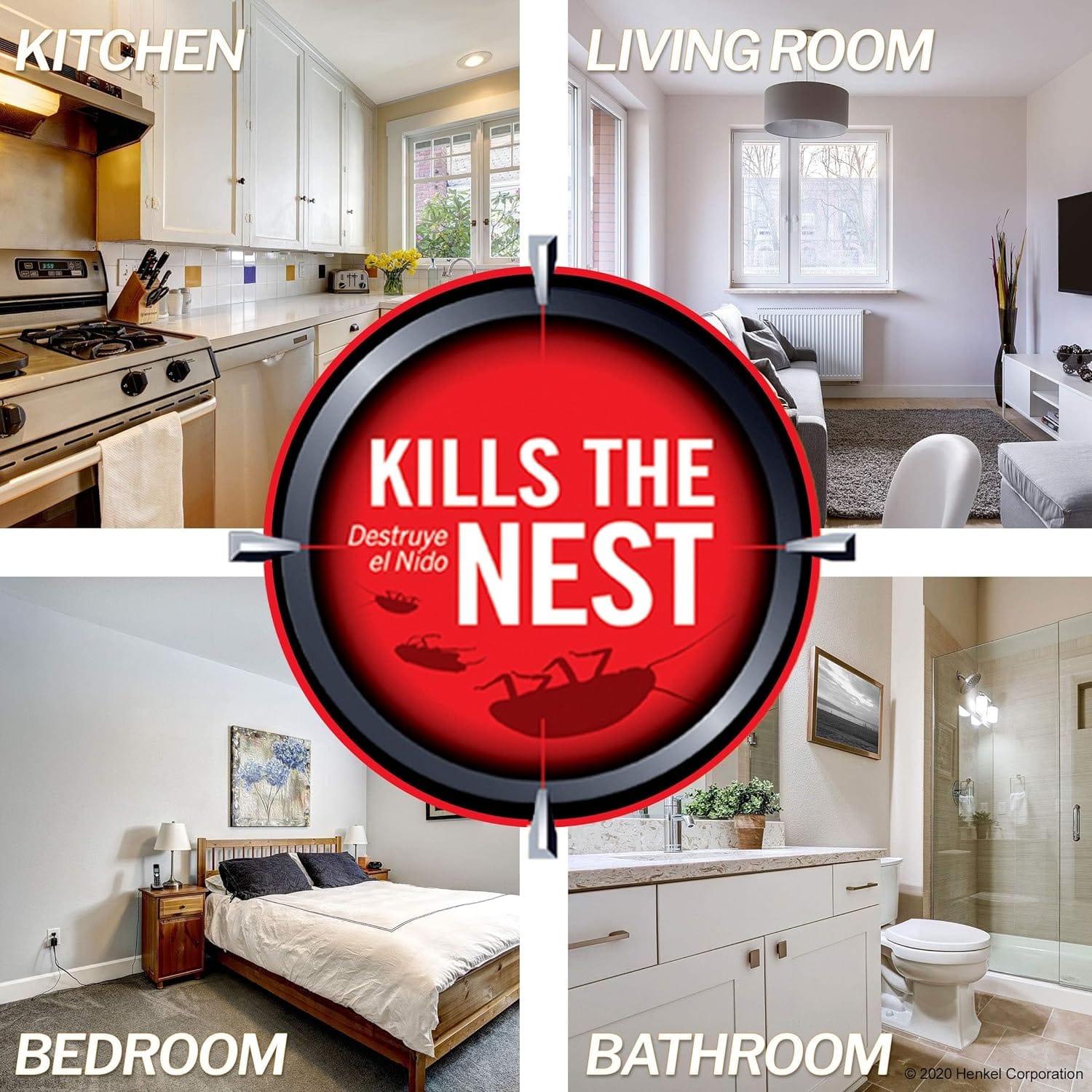 Combat Max 12 Month Roach Killing Bait, Small Roach Bait Station, Child-Resistant, 18 Count - Image 2