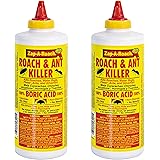 Zap-A-Roach Boric Acid Powder Roach & Ant Killer - (2-Pack) 16 oz - Easy to Spread Ant and Cockroach Killer Indoor Home