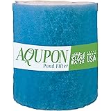 AQUPON Koi Pond Filter Media Pad - Cut to Fit Roll (Dye-Free/Blue Bonded) - 1.25 Inch Thickness (10 ft, Blue)