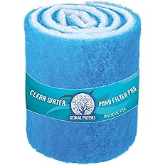 Premium Koi Pond Filter Media Roll - High-Efficiency Pond Filters for Outdoor Ponds, Reusable Fish Pond Filter Material, Made