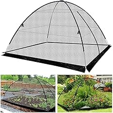 13 x 17 Ft Koi Pond Netting- Heavy Duty Pond Cover for Protecting Koi Fish from Cat, Blue Heron Birds, Reusable Garden Tent D