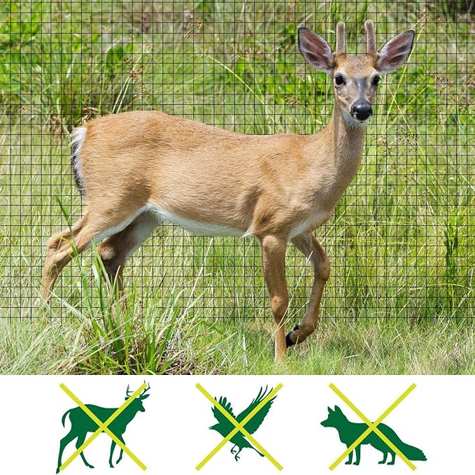 Feitore Deer Fence Netting, 7 x 100 Feet Anti Bird Deer Protection Net Reusable Protective Garden Netting for Plants Fruit Trees Vegetables Against Birds and Other Animals Brand: Feitore - Image 2