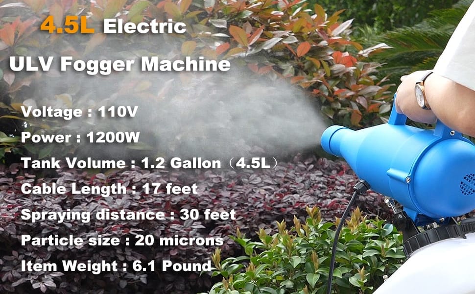 4.5L Electric ULV Fogger Machine