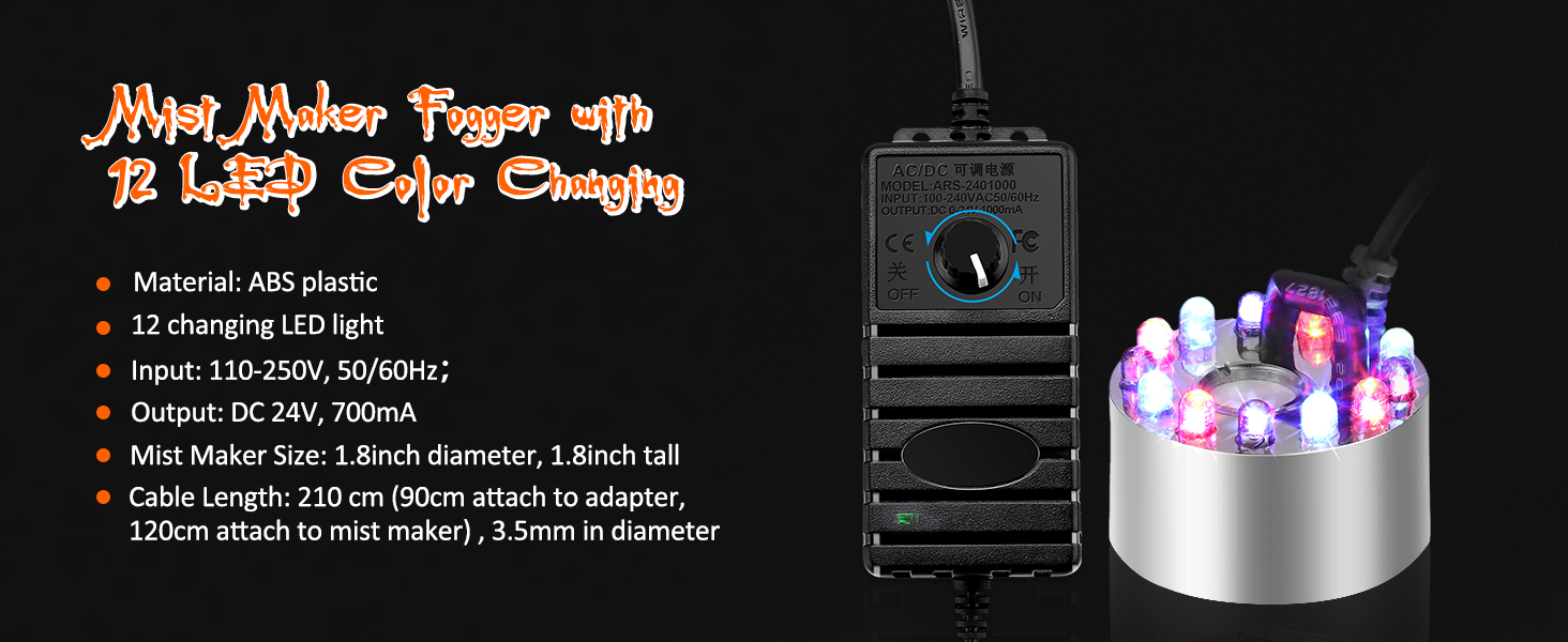 mist maker with foggy controller