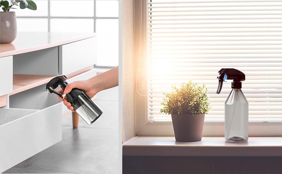 Fine mist water spray bottle