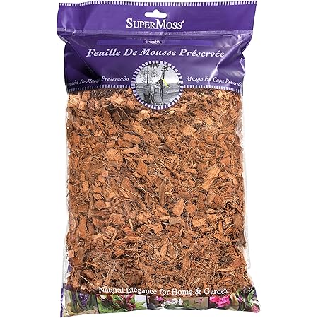 SuperMoss (23261) Coco Mulch, 200 in3, Natural Brown