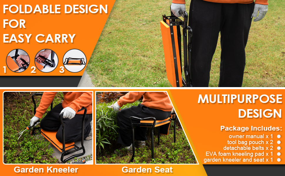 Garden Kneeler and Seat