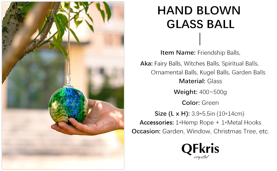 Glass garden Ball