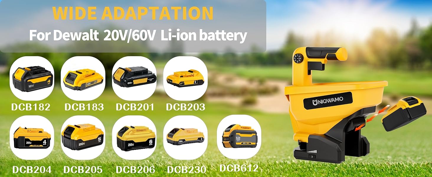 seed spreader for Dewalt