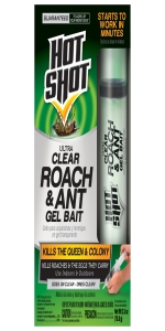 Hot Shot HG-95769 Ultra Clear Roach & Ant Gel Bait, 2.5-Ounce,Multicolor