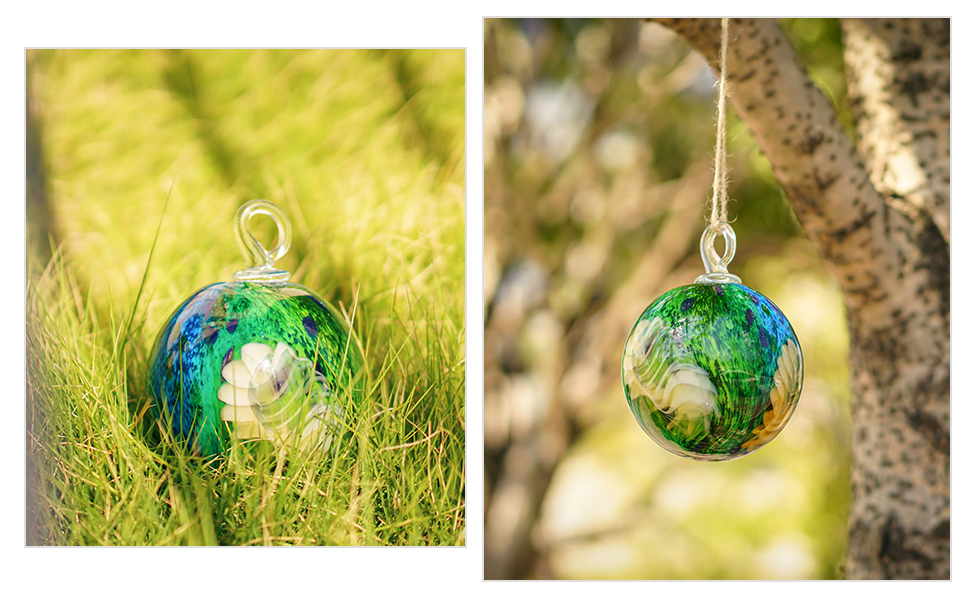 Glass garden Ball