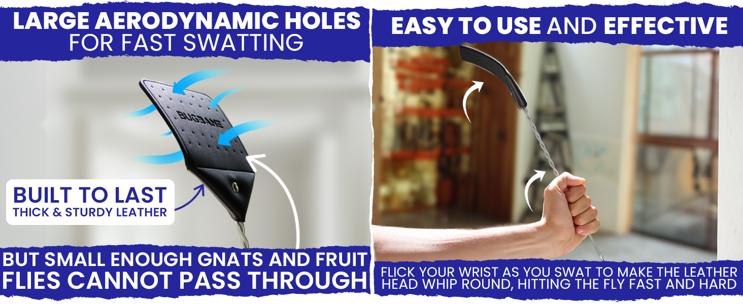 Large aerodynamic holes small gnats