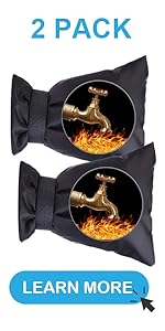 2pack Outdoor Faucet Cover for Winter