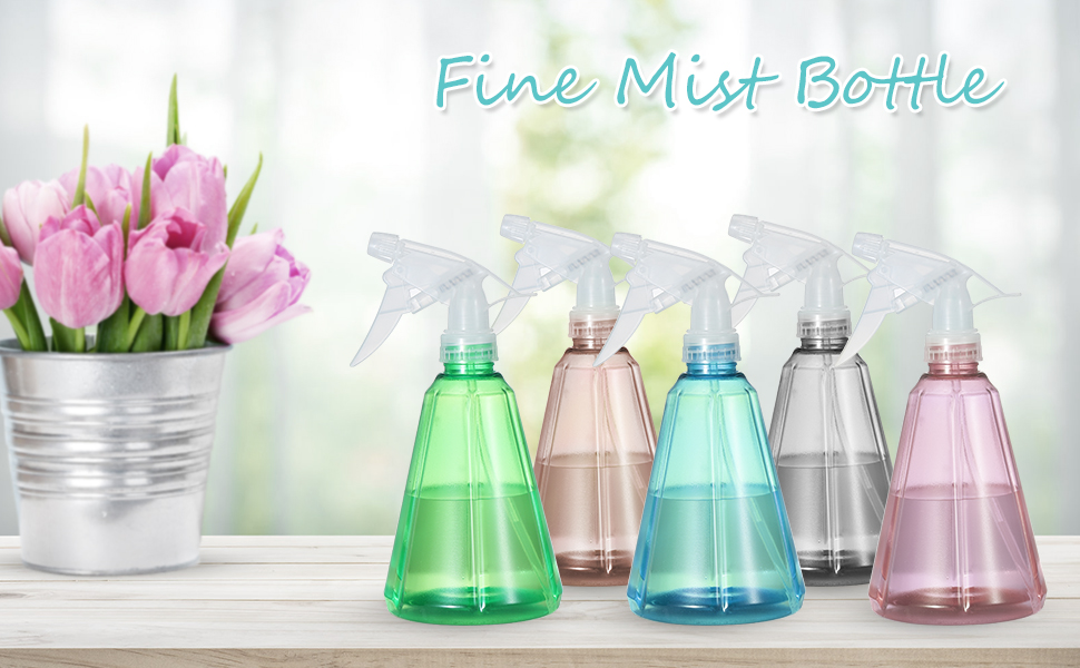 Plastic adjustable spray bottle