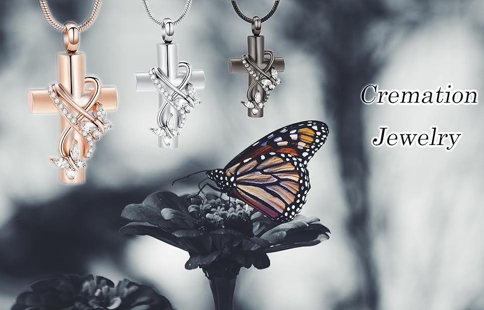 Butterfly Urn Necklace
