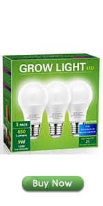 White Grow Light Bulb