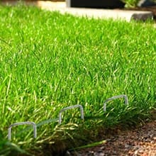 Garden Stakes U-Shaped Tent Stakes Galvanized Landscape Staples Ground Stakes Christmas Decorations