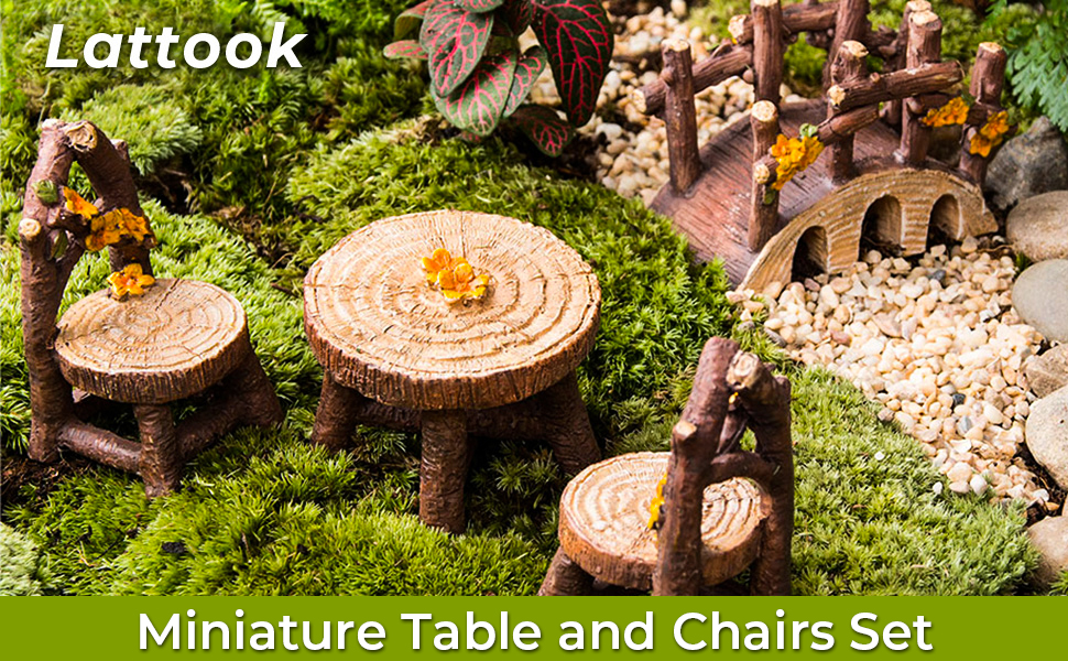 Miniature Tables and Chairs