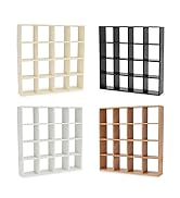 Miniature Furniture Wooden Storage Rack 16 Grid Shelves