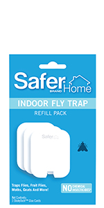 Safer Home Indoor Plug-in Fly Trap Refill Pack