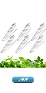 T8 LED GROW LIGHTS FOR INDOOR PLANTS 5000K 2FT