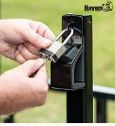 trimmer rack weed wacker holder edger holder made in the usa