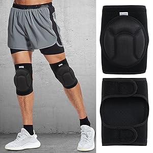 plus size knee pads velcro knee pads volleyball knee pads mountain bike knee pads