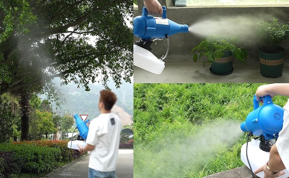 Output mist 20-50 microns particle size(average droplet 30 micron)fast spread