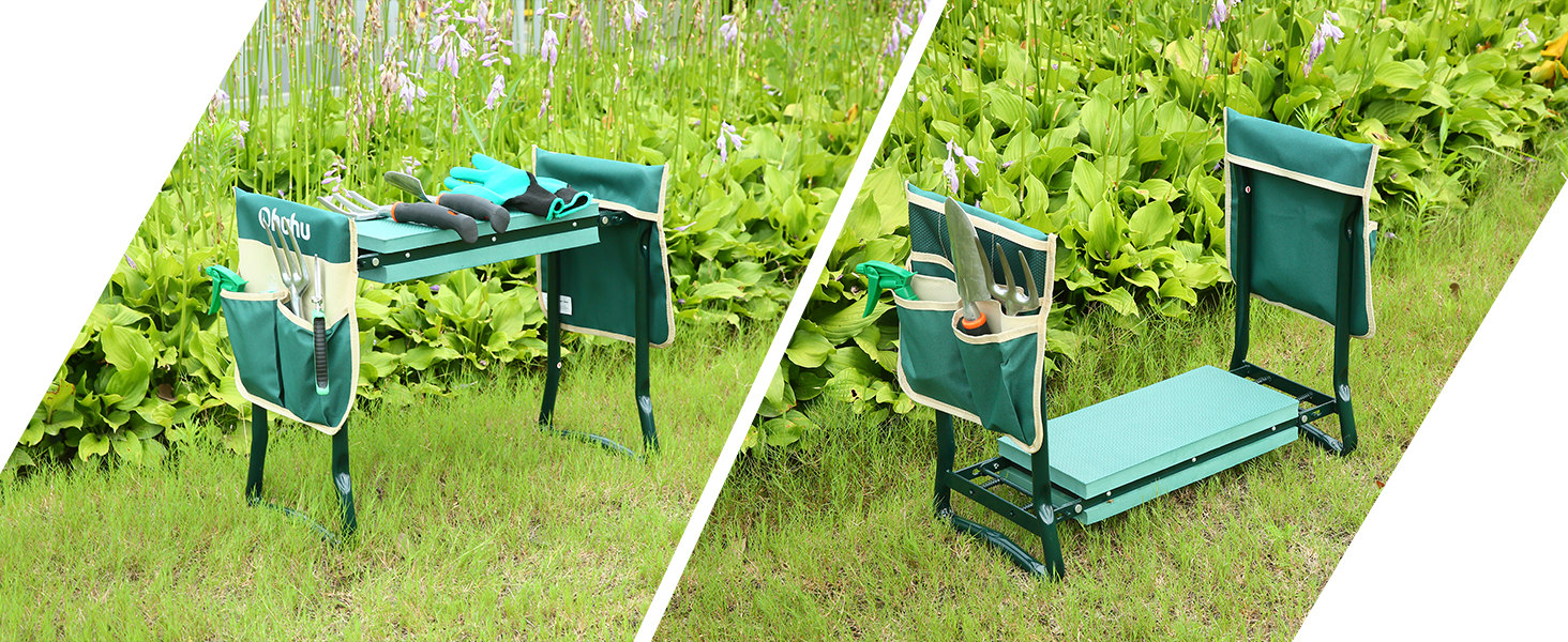 garden kneeler and seat for gardening work