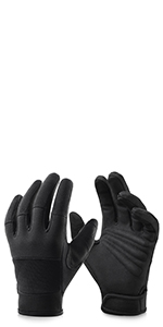 light duty work gloves for men and women touchscreen anti-slip palm