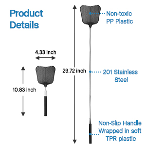 flyswatter swatter，fly swatter heavy duty, fly swatters multi pack,
