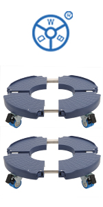 plant caddy blue 2 pack