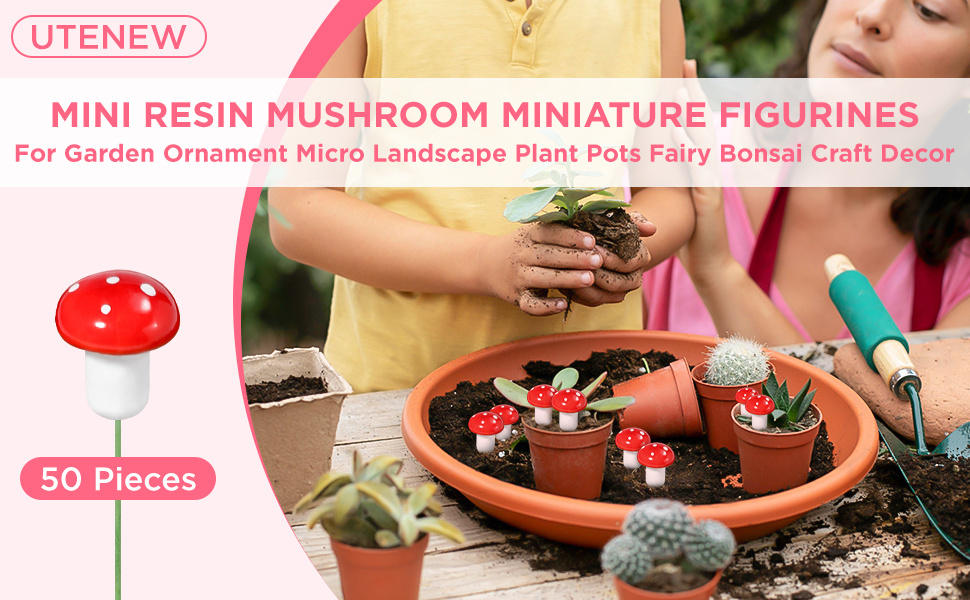 Cute Resin Craft Decoration Mushroom