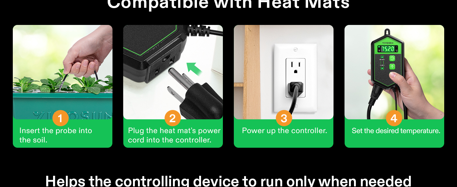 compatible with heat mats
