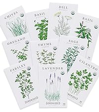 Sereniseed Certified Organic Herb Seeds Variety Collection Pack
