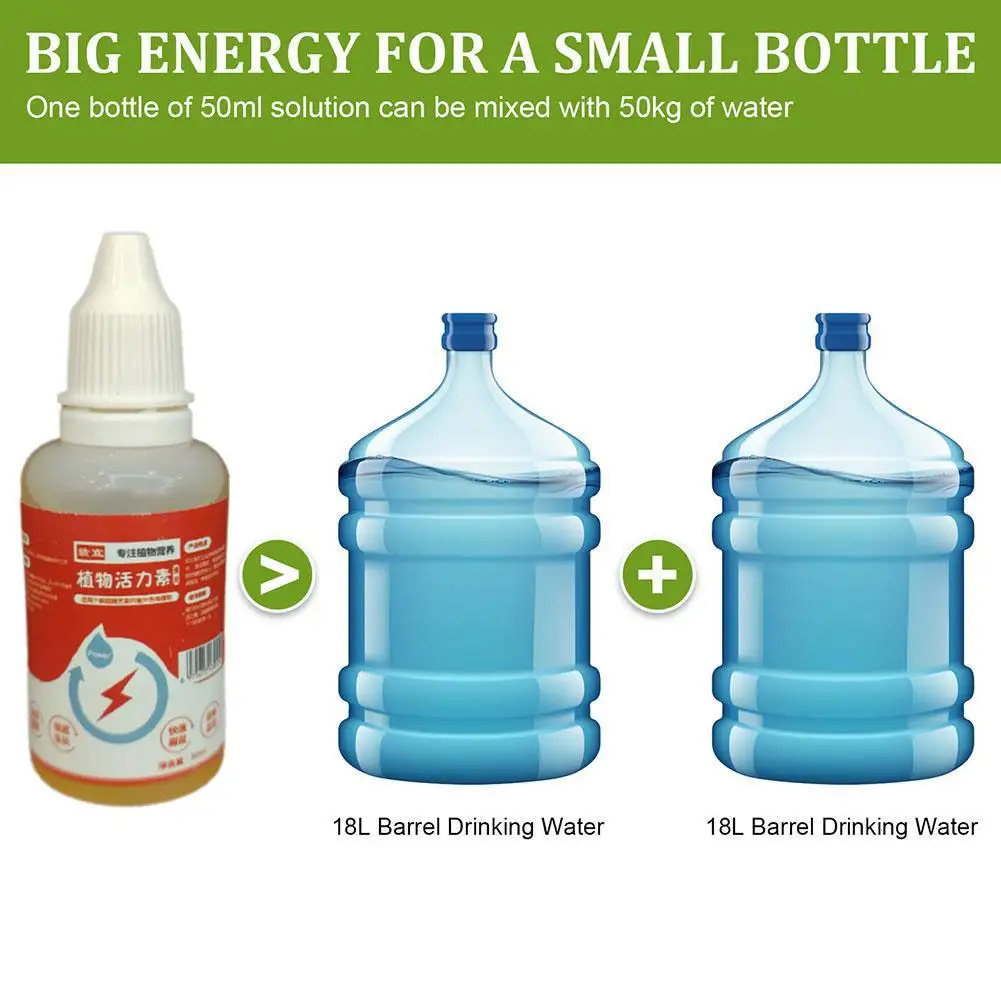 50ml Natural Plant Vigor Solution Liquid Flower Activation Rooting Rooting Fertilizer Rapid Solution Liquid Rapid Agent Age D6z8 - Image 2